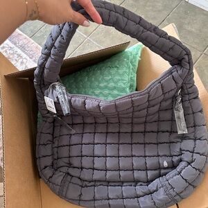 FREE PEOPLE CARRYALL GRAPHITE